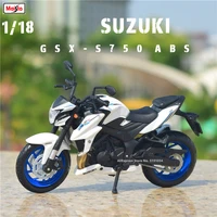 maisto 118 suzuki gsx s750 abs moto original authorized simulation alloy motorcycle model toy car collecting birthday present