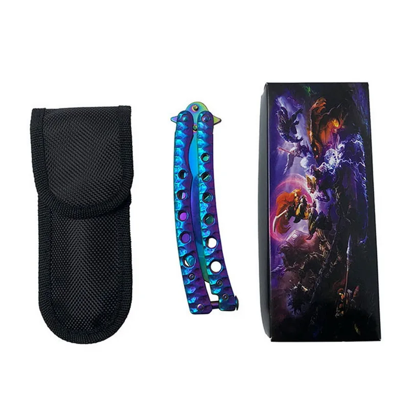 CS GO нож бабочка из нержавеющей стали складной бабочка|Ножи| |