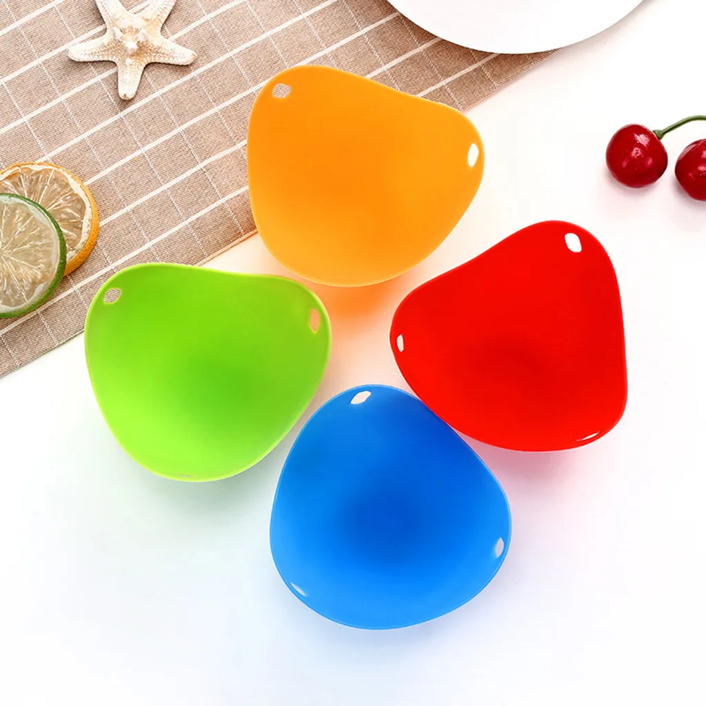 4 шт./лот Силиконовые Яйцо браконьерство накладки Пан пресс форма для яиц чаши