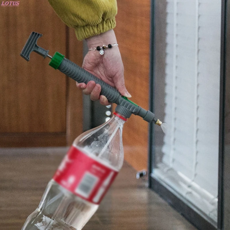 

High Pressure Air Pump Sprayer Adjustable Drink Bottle Spray Head Nozzle Garden Watering Tool Sprayer Agriculture Tools Manual