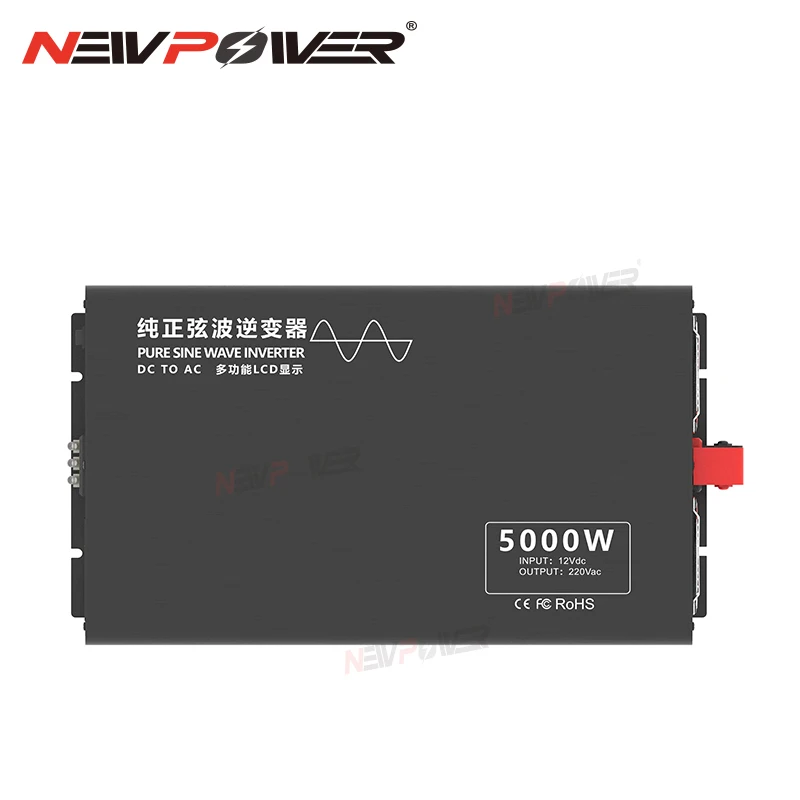 Инвертор немодулированного напряжения с ЖК-дисплеем 4 кВт 5 12 В/24 В/36 В/48 В/60 в/72 В/84