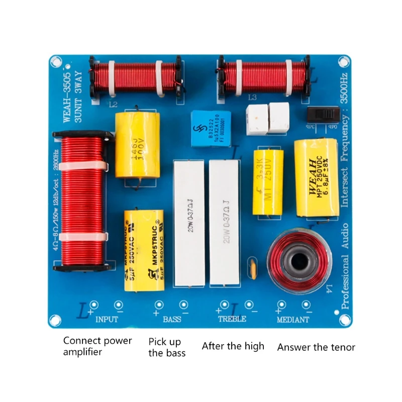 

Stage Speaker Divider Weah-3505 Package Box Three Divider High Middle Low Three Divider / Diy for Professional Stage Speaker