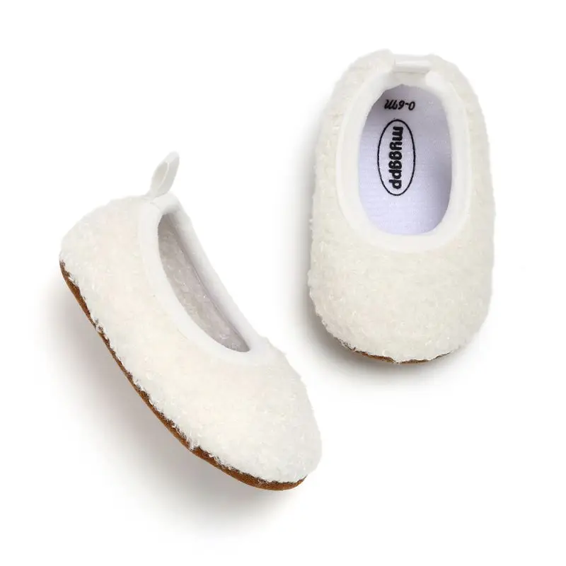 

Newborn Warm Prewalkers Baby Boots Winter Baby Girls Shoes Fur Snow First WalkersSoft Sole No-slip Toddler Shoes