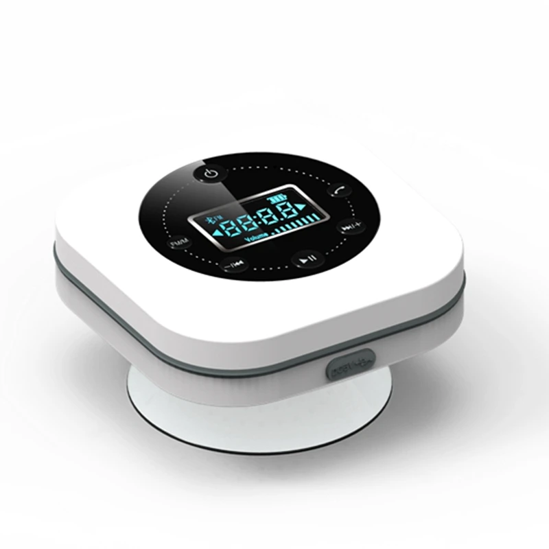 HOTT S603 Mini Portable Waterproof Wireless Bluetooth Speaker Hands-Free FM Radio for Bathroom White | Электроника