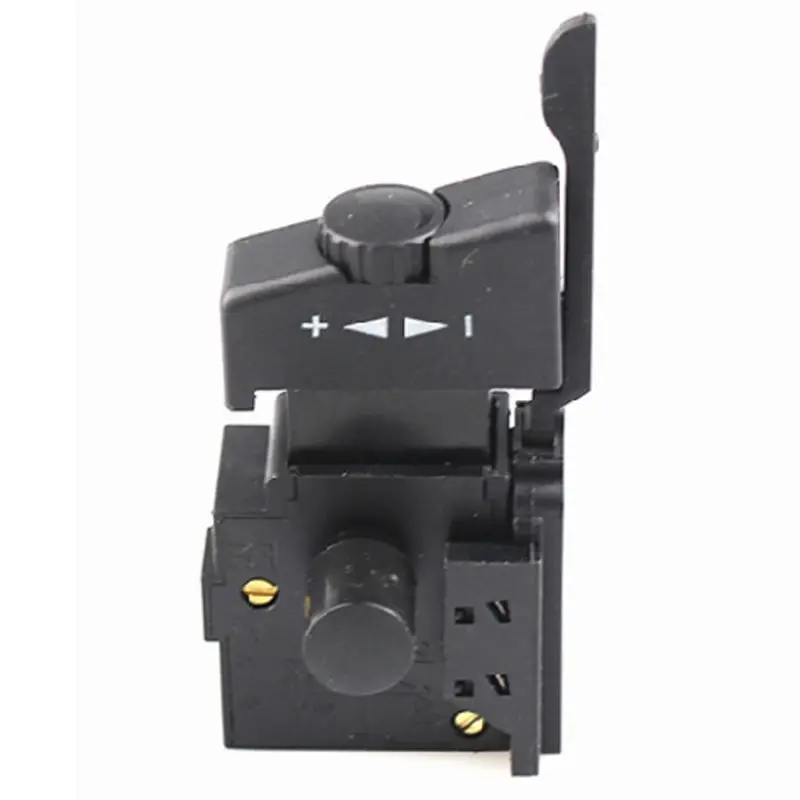 

Hand Drill Speed Switch 250V 6A Lock On Pushbutton Speed Control Trigger Switch 69HF