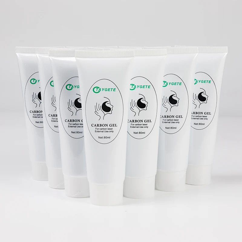 10 шт. 80 мл безопасный карбоновый крем гель для лазерного омоложения кожи