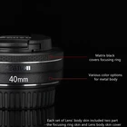 Премиум наклейка для Canon ef40 мм F2.8 STM Защита объектива против царапин пленка наклейка