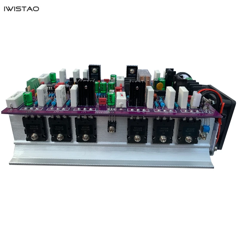 IWISTAO 2X200W HIFI Классический класс A на MJL4281/4302 дискретный компонент стерео усилитель