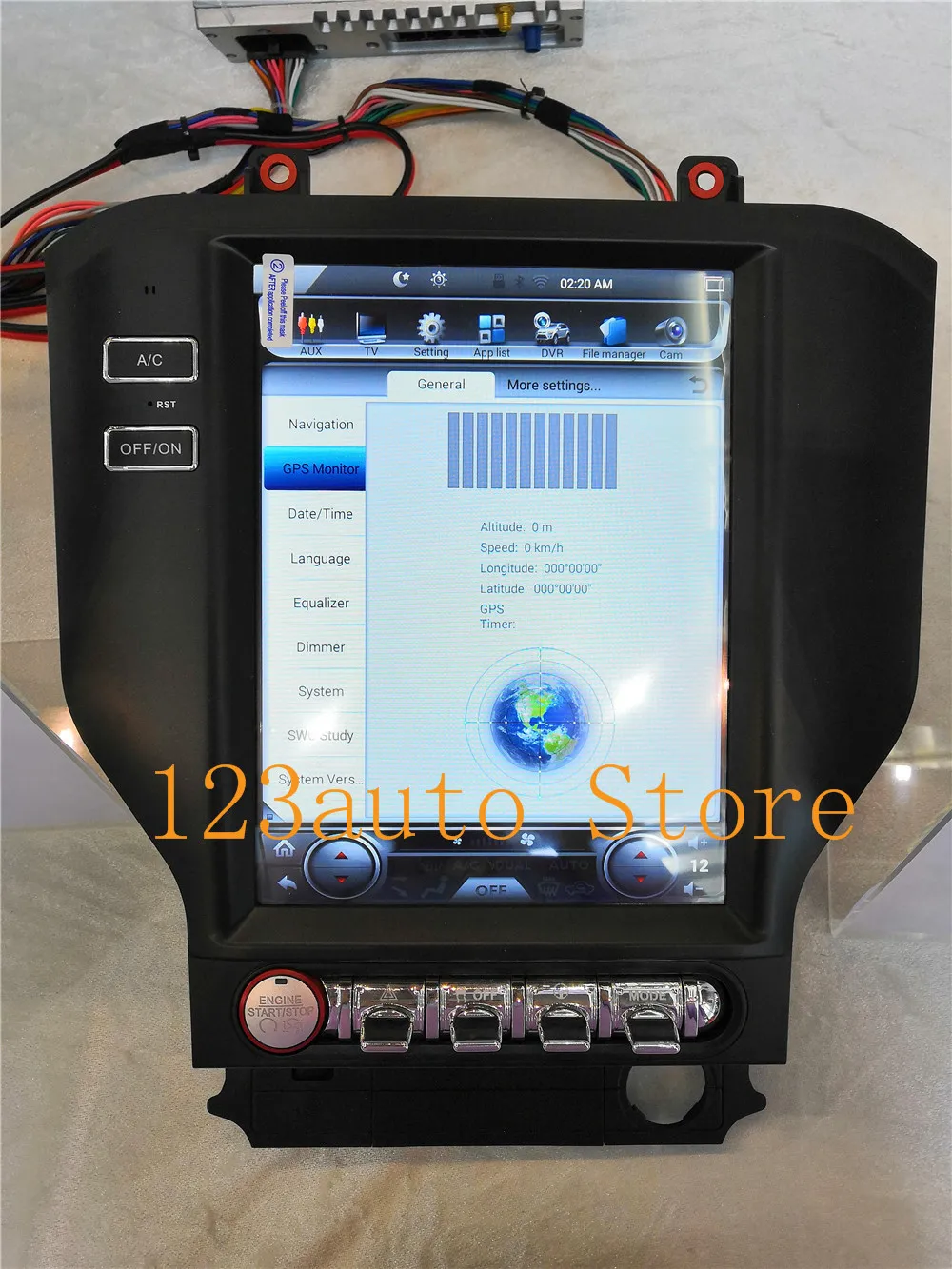 10 4 ''вертикальный экран Tesla Style Android 9 0 автомобильный DVD GPS плеер NAVI для Ford Mustang