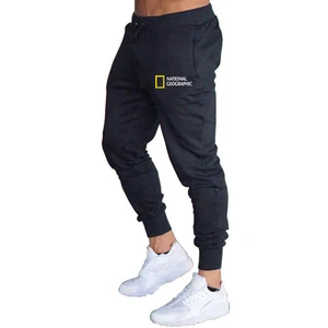 Hot Sale Solid Casual Mens Casual Slim Fit Tracksuit Sports Solid Male Gym Cotton Skinny Joggers Swe