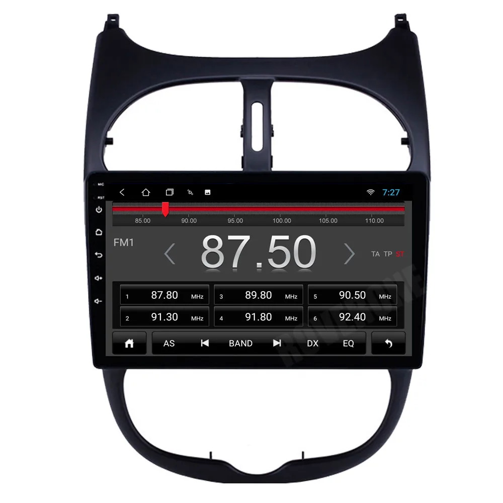 Для Peugeot 206 сенсорный экран Android 12 Авторадио GPS навигация Bluetooth Автомобильный