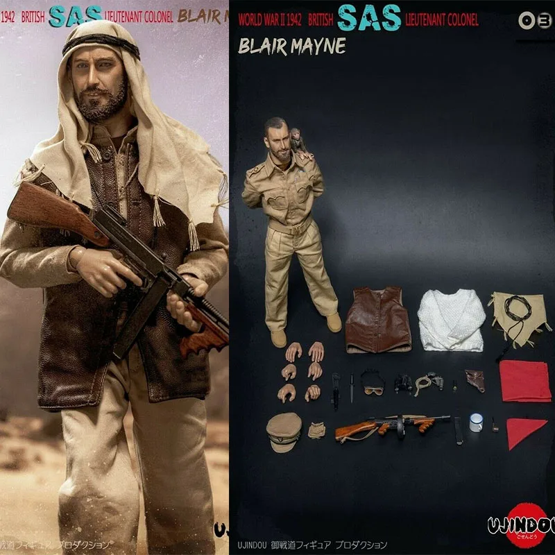 

1/6 UD9003 WWII 1942 BRITISH SAS LIEUTENANT COLONEL BLAIR MAYNE Male Soldier 12'' Action Figure Model In Stock