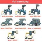 USB-порт для зарядки, док-разъем, гибкий кабель для Samsung Note 8 9 10 Lite N970U N970F N950F N950U N960F N960U N9500, запчасти