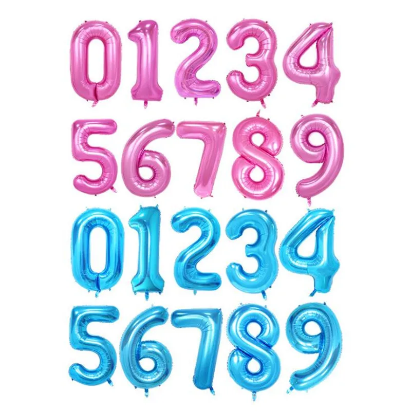 32/40 дюймов цифровой шар из фольги вечерние шарики для свадебного украшения с