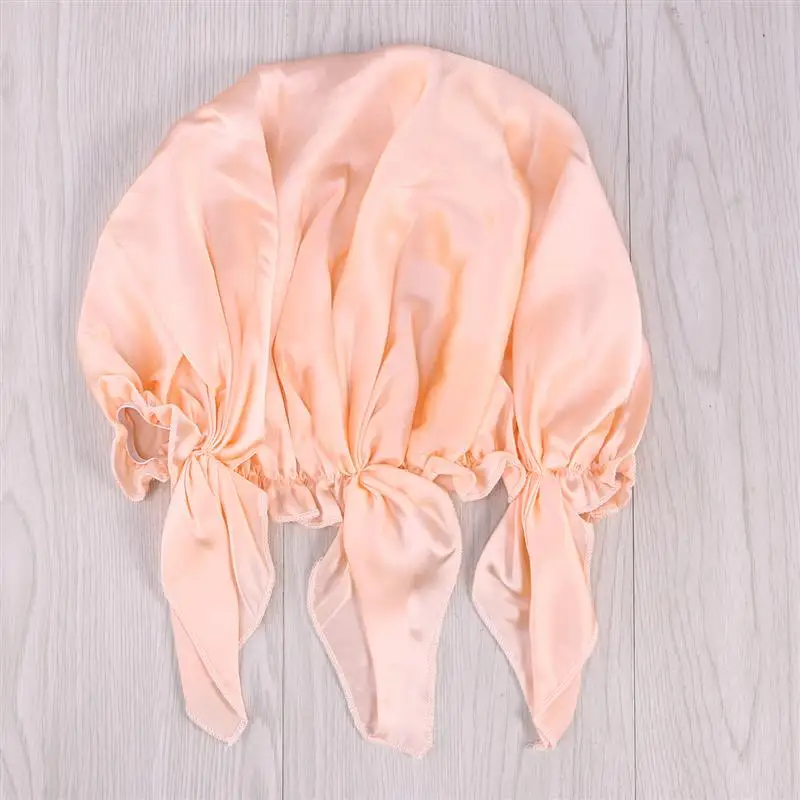 Шелковистый Чепчик для сна мягкий гладкий головной убор с длинными волосами