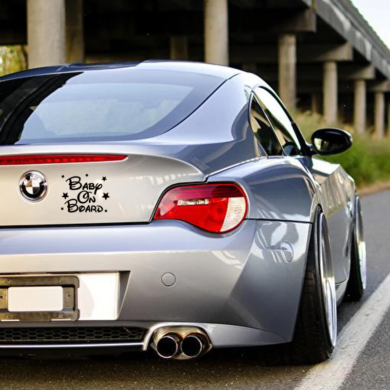 

Car Decals DIY Car Sticker "BABY ON BOARD" Vinyl Material Car Bumper Sticker