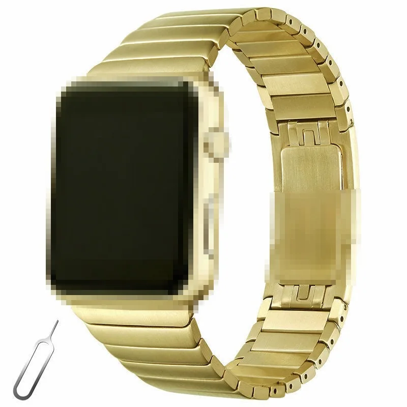 Watch Straps STRAP  The Steel Strap Is Suitable for Apple's Original Steel  Black Stainless  Bracelet Strap Amazfit