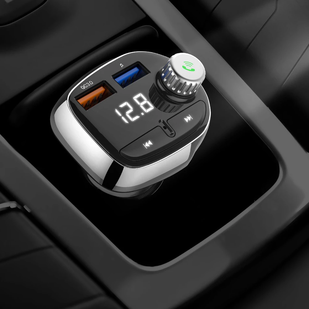 Omeshin автомобильный беспроводной Bluetooth Handsfree комплект fm передатчик MP3 плеер