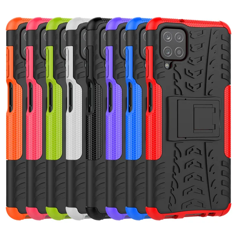 Armor Holder Case For Samsung Galaxy A12 A41 A01 Core M11 A11 J4 2018 Cover Phone Bumper 5G Funda | Мобильные телефоны и
