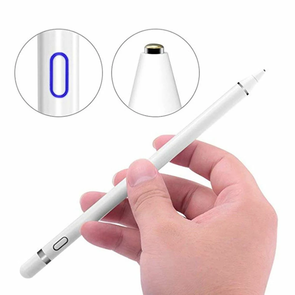 universal capacitive active stylus touch screen pen smart iosandroid apple ipad phone pencil touch drawing tablet smartphone free global shipping