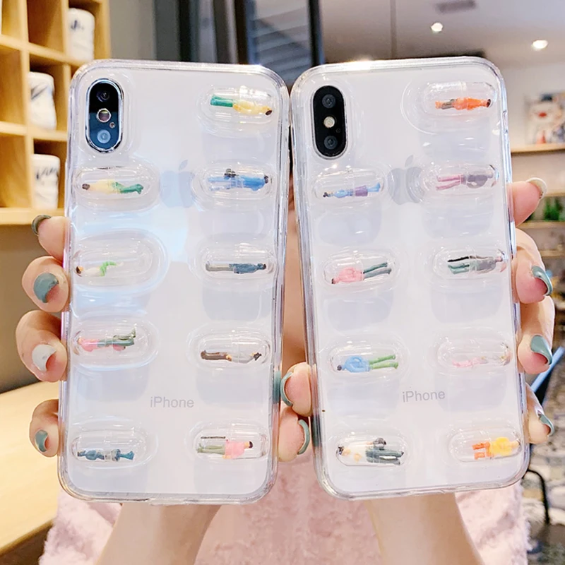 Силиконовый прозрачный чехол для iPhone 11 Pro MAX 6 6S 7 8 Plus X XR XS из мягкого ТПУ|Бамперы| |