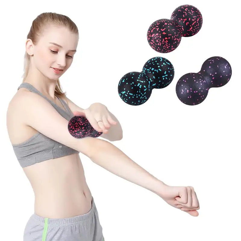 

Массажный мяч с арахисом EVA, Миофасциальный расслабляющий мяч для снятия боли в теле, роликовый валик для йоги, оборудование для упражнений и фитнеса