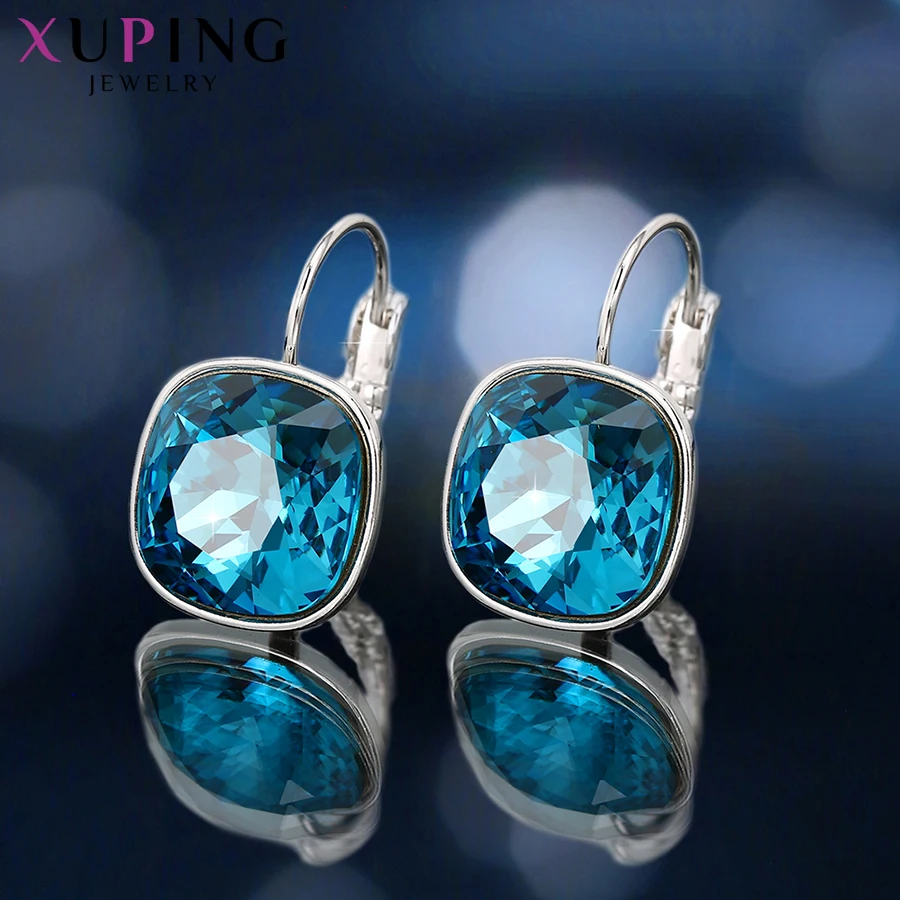 Xuping модные серьги Свадебные подарки кристаллы от Swarovski Красочные очаровательные Висячие серьги для женщин Подарки M42-200