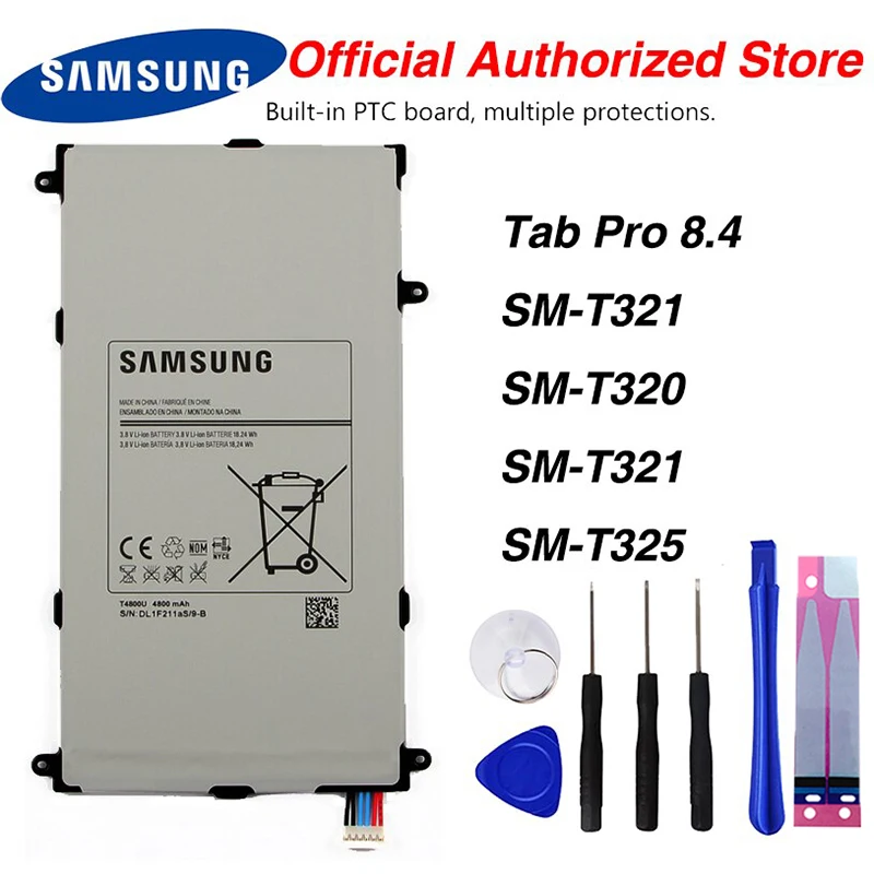 Оригинальный планшет Samsung T4800E с аккумулятором для Galaxy Tab Pro 8 4 семейная модель T320