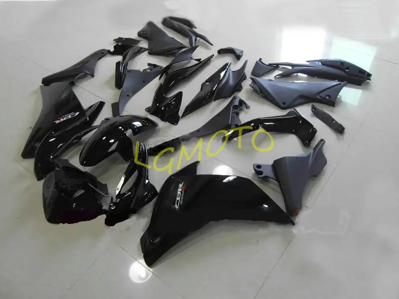 

Black Injection body work for honda cbr250rr 2011 2012 2013 HONDA CBR250 RR 11 12 13 fairings kit free custom cowling #A8K43