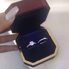 Новые модные циркониевые романтические парные кольца сделай сам с кристаллами для помолвки обручальные кольца для мужчин и женщин ювелирные изделия