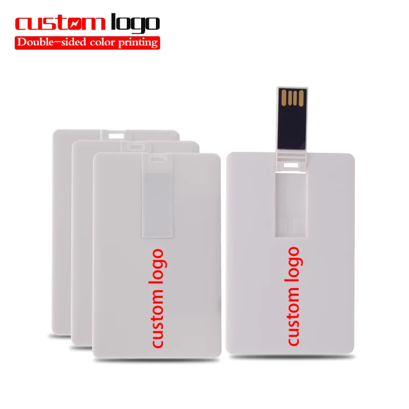30 шт./лот оптовая продажа супер тонкая кредитная карта USB флеш-накопитель 4 ГБ 8 16 32