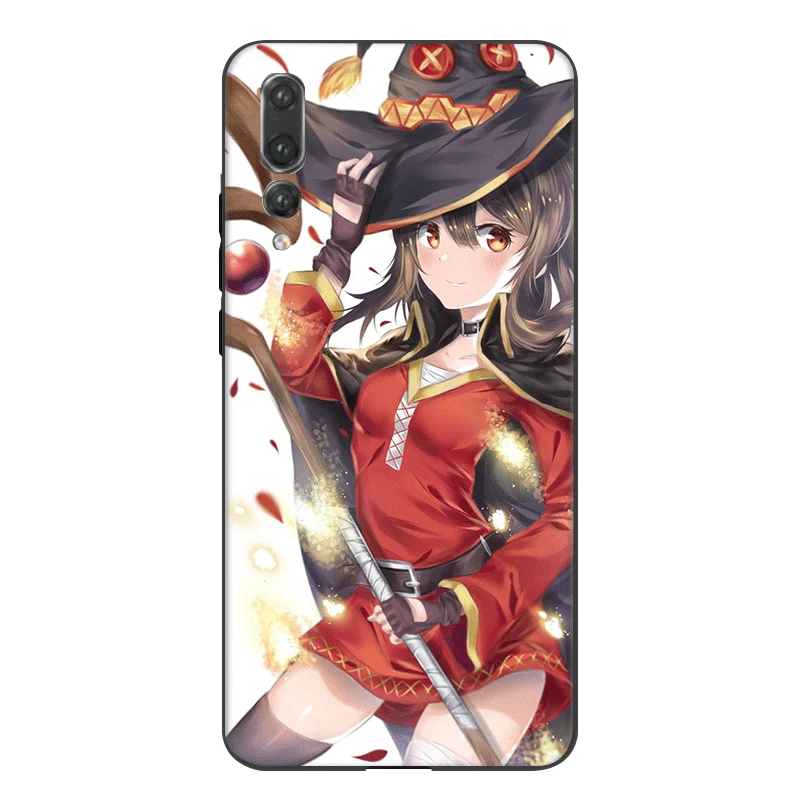 Case TPU For Honor Note 10 View 20 6A 7A 7C 7X 8 8X 8C 9X 9 Lite Pro Cover Japan Anime Konosuba Megumin Style Luxury Fashion | Мобильные