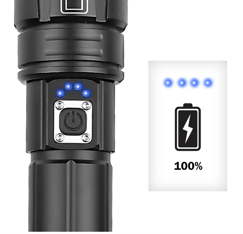 XHP90 мощный светодиодный светильник-вспышка с зарядкой от USB тактический фонарь с 3 режимами XHP70.2 масштабируемый Xlamp 18650 26650 Battey светильник для кемпинга