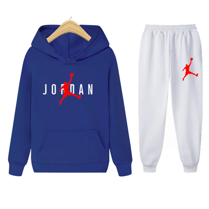 

2021 Spring Autumn Men New Hoodies Sportswear Printing Suit Jogger Pullover + Sweatpants 2 set Casual Loose sweater
