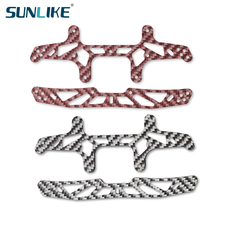 

3,0 мм задний кронштейн с несколькими роликами из углеродного волокна без Шелкового экрана Φ 2013 DIY Tamiya Mini 4WD гоночная модель задняя пластина