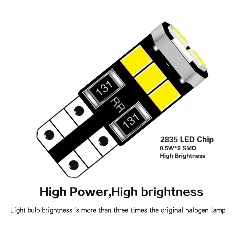 10 шт. автомобильный W5W T10 светодиодный светильник лампа для интерьера honda civic fit crv