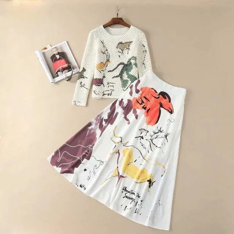 Высококачественный дизайнерский костюм для подиума новинка 2018 осенний зеленый