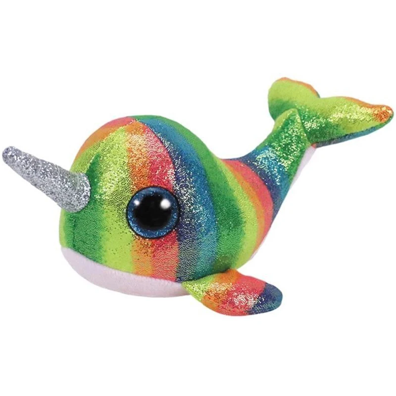 

Ty Nori the Narwhal Plush Animal Toys Stuffed Doll Gift 15cm