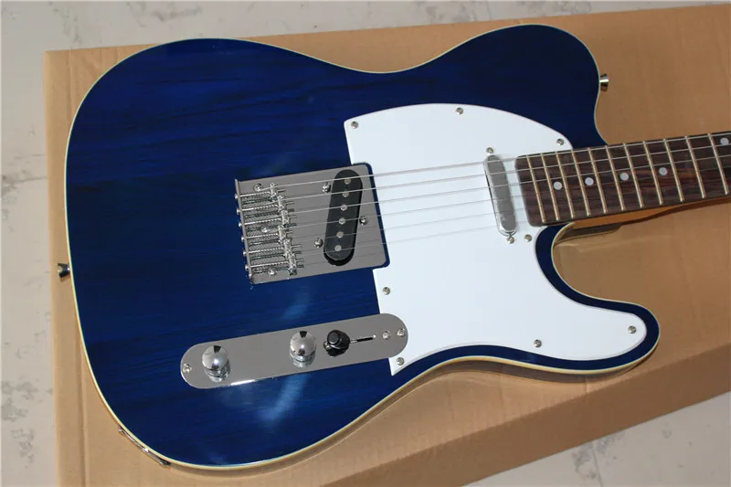 

New Natural wood grain TL Electric Guitar ,High Quality Solid wood body 01