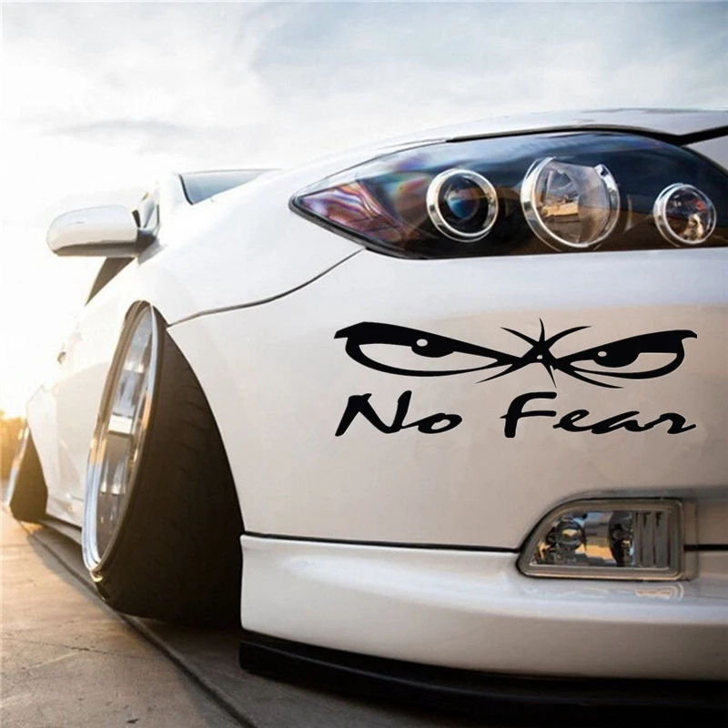 

No Fear Car Sticker Vinyl Car Decal Waterproof Stickers on Car Truck Bumper Rear Window Vinyl Waterproof Car Decoration