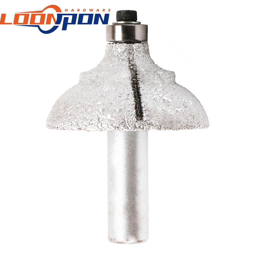 V Вакуумные Паяные алмазные паяльные фрезы для гранита мрамора фрезерный станок