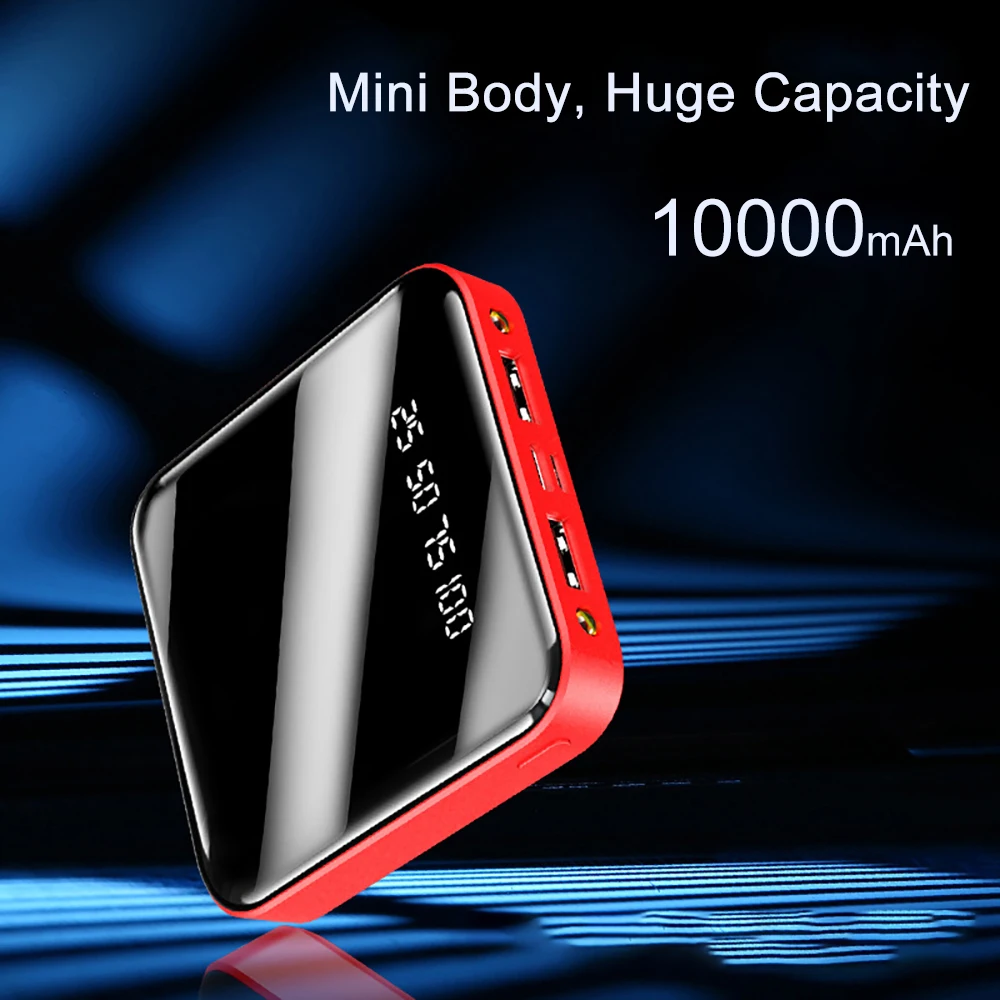 Портативное зарядное устройство 2 USB-порта/2 micro-USB 3 цвета 10000 мАч | Мобильные
