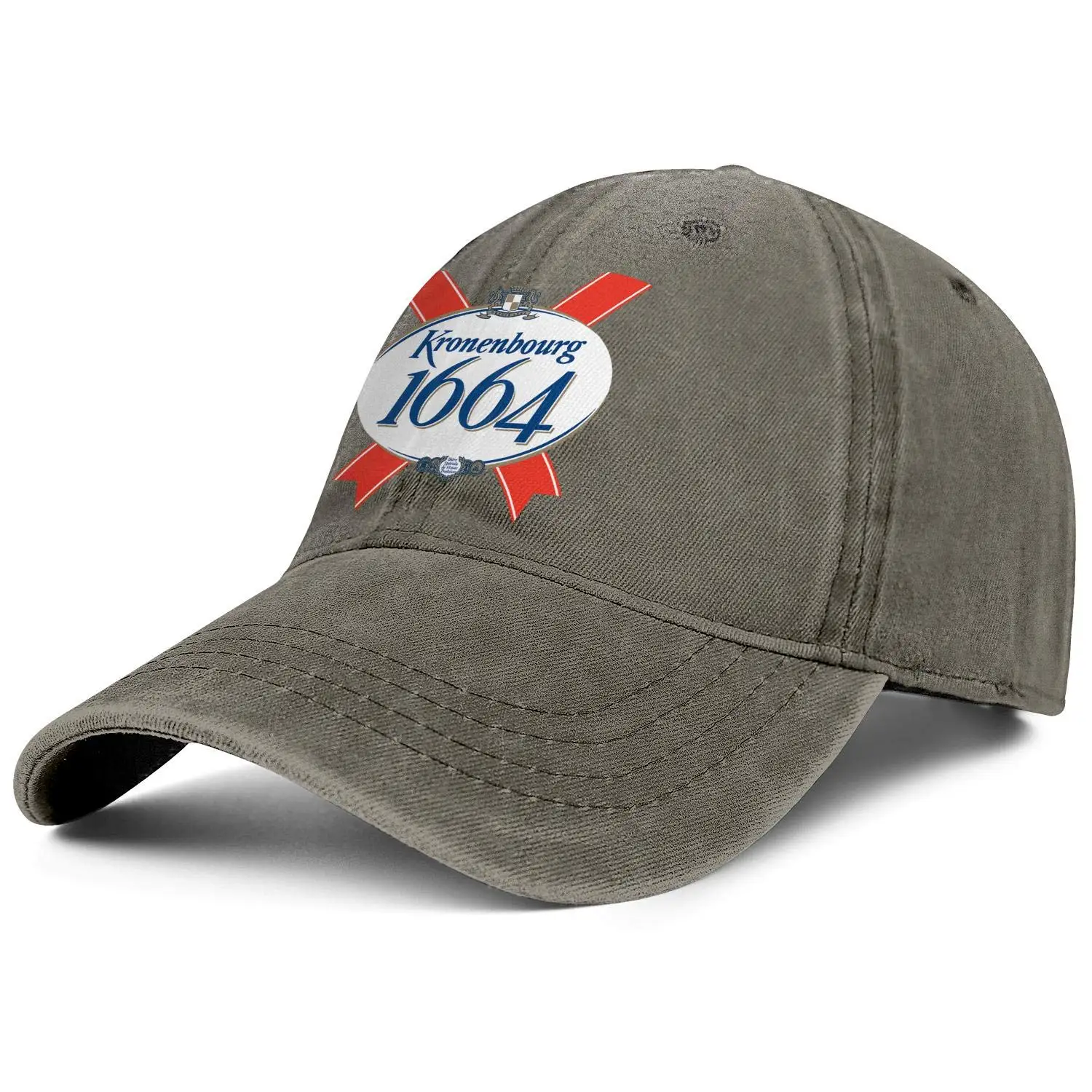 Kronenbourg-1664-logo для женщин ковбойская Кепка Классическая окрашенная уличная