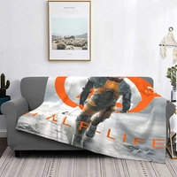 half life 782 blanket bedspread bed plaid duvets bedspreads muslin plaid anime blanket bed linen cotton luxury beach towel
