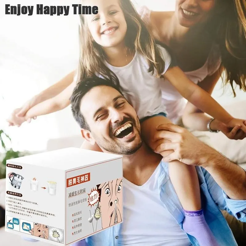 

Painless Nose Wax Kit For Men and Women Nail Waxing Nail Wax Wax Wax Hair Nose Kit Removal Cleaning 4times/8times Kit C1V7