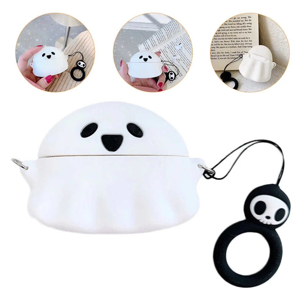 

Wireless Headphone Case Compatible For AirPods 3 Ghost Shape Earbud Protector