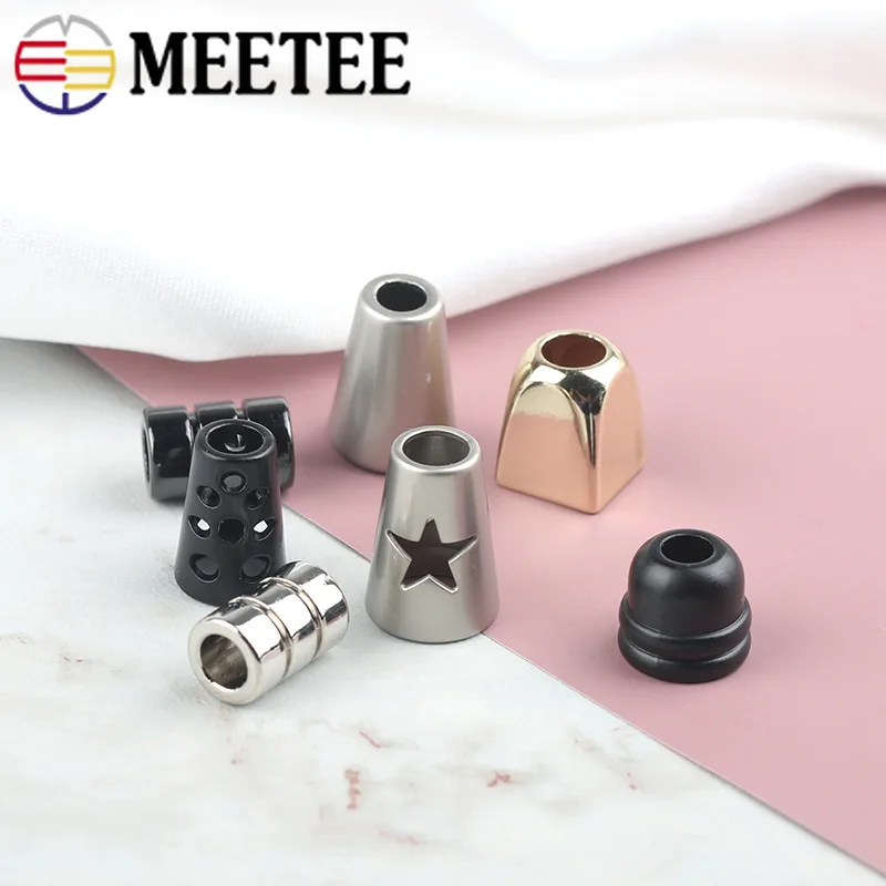 

20pcs Metal Rope Lock Stopper Buckle Hollow Bell Drawstring Buckles Jacket Elastic Cord End DIY Garment Coat Adjust Button