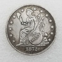 1872 usa dollar replica commemorative coins medal copy specie collectibles