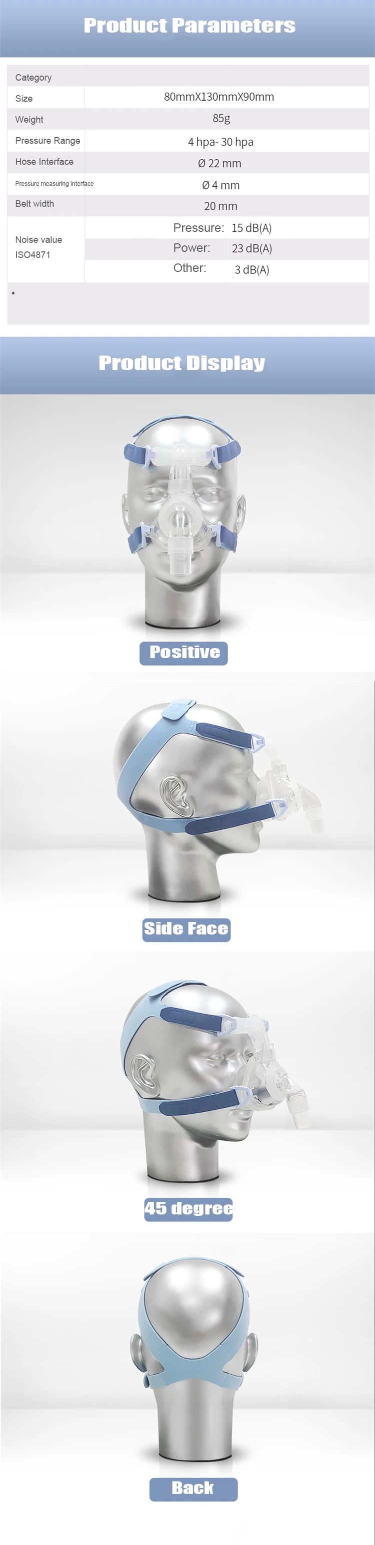 Носовая Маска CPAP маска для сна с головным убором подходит для CPAP Машина подключения шланга и носа