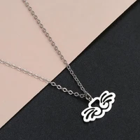 todorova stainless steel necklace for women jewelry cute cartoon cat pendant necklace cat face chokers kids gifts